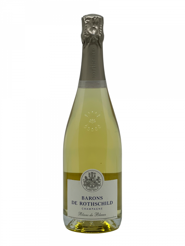 Champagne maison blanc de blancs barons rothschild création famille alliance château lafite magnifique majestueux terroir qualité art de vivre expression audace style sublime assemblage cépage chardonnay vin blanc effervescent mousse finesse élégance millésime nez bouche attaque finale note arôme bouquet palais palette aromatique couleur robe reflets pureté dosage équilibre vieillissement