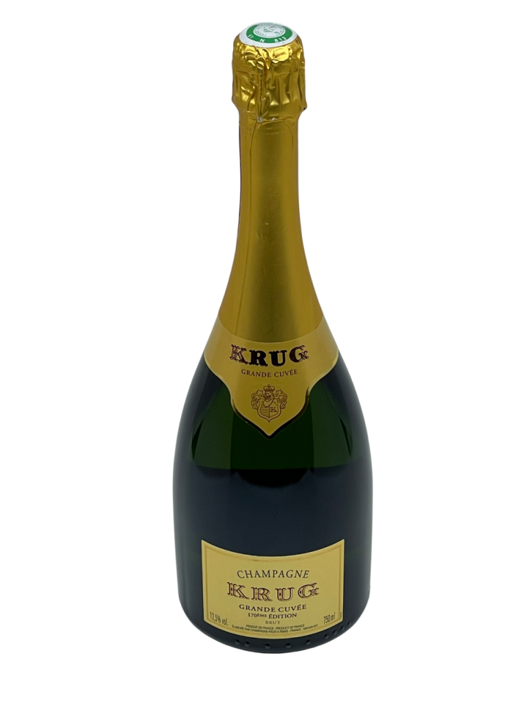 Champagne brut Maison Krug Grande Cuvée 170 édition fondateur joseph krug expression temps visionnaire passionné vinothèque unique réserve monde parcelle prestigieux Clos Mesnil Clos Ambonnay patrimoine exception vigne collectionneur bouteille optimal cave flacon dégustation épanouissement assemblage cépage pinot noir meunier chardonnay millésime nez bouche attaque finale note arôme bouquet palais palette aromatique couleur robe reflets or pâle fine bulle fleurs agrumes amande épice nougat gelée explosion saveur incomparable