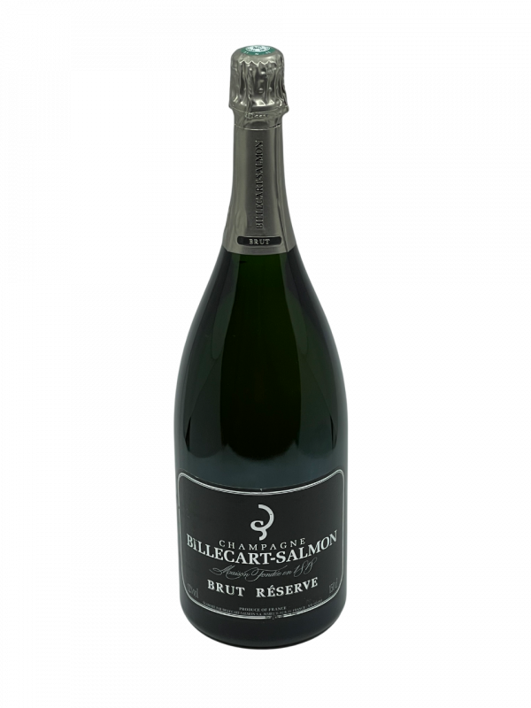 Champagne Brut Réserve Billecart Salmon maison familiale domaine propriété groupe frey parker terroir prestigieux génération succession tradition savoir-faire innovation production bouteille magnum millésime nez bouche attaque finale note arôme bouquet palais palette aromatique couleur robe reflets or pâle finesse bulle mousse persistance teinte fraîcheur fleurie fruits frais poire mûre riche vieillissement maturité cave exceptionnel réussite champenoise