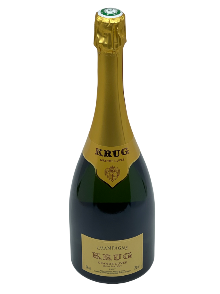 Champagne brut Maison Krug Grande Cuvée 164 édition fondateur joseph krug expression temps visionnaire passionné vinothèque unique réserve monde parcelle prestigieux Clos Mesnil Clos Ambonnay patrimoine exception vigne collectionneur bouteille optimal cave flacon dégustation épanouissement assemblage cépage pinot noir meunier chardonnay millésime nez bouche attaque finale note arôme bouquet palais palette aromatique couleur robe reflets or pâle fine bulle fleurs agrumes amande épice nougat gelée explosion saveur incomparable