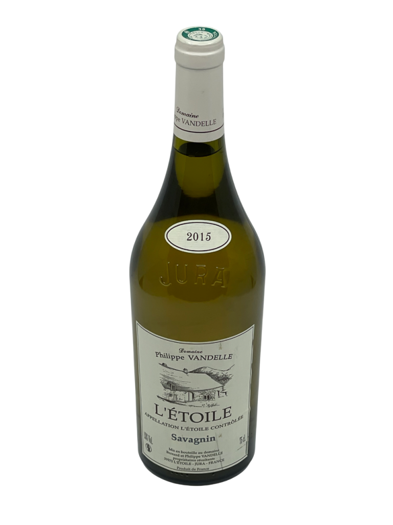 Jura l’Étoile appellation terroir domaine philippe vandelle famille succession génération tradition savoir-faire vieilles vignes vin blanc voile vieillissement oxydation valeur sûre cépage savagnin millésime nez bouche attaque finale note arôme bouquet palais palette aromatique couleur robe reflets caractère puissant fraîche intense ample minérale saline noix épice