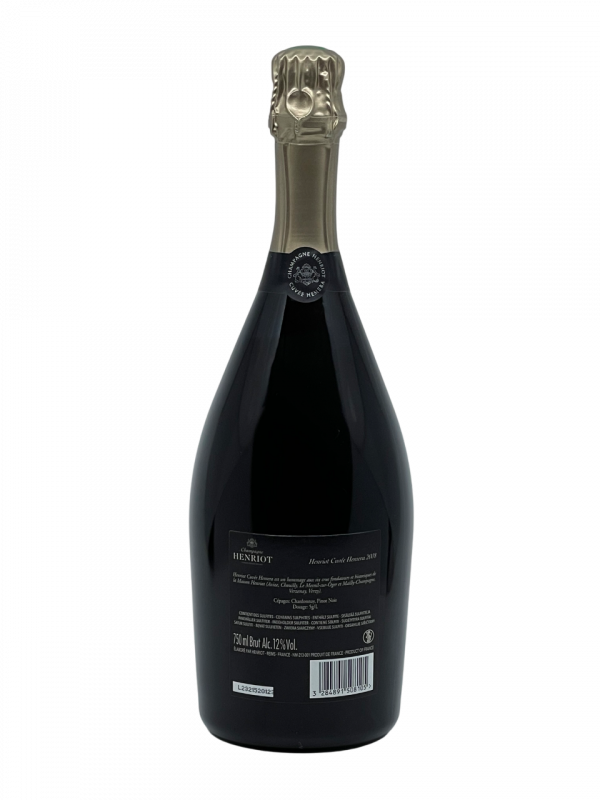 Champagne Brut Millésimé Grand Cru henriot cuvée Hemera déesse du jour maison négoce apolline joseph génération succession transmission savoir-faire tradition modernité collection vigne vin effervescence réserve perpétuelle création précieux histoire séduction conviction assemblage cépage chardonnay pinot noir millésime nez bouche attaque finale note arôme bouquet palais palette aromatique couleur robe reflets équilibre perfection finesse puissance dégustation agrume florale fruit noyaux confit texture généreux opulent miel épice douce vanille minéralité fraîcheur crémeuse potentiel garde vieillissement expression parker