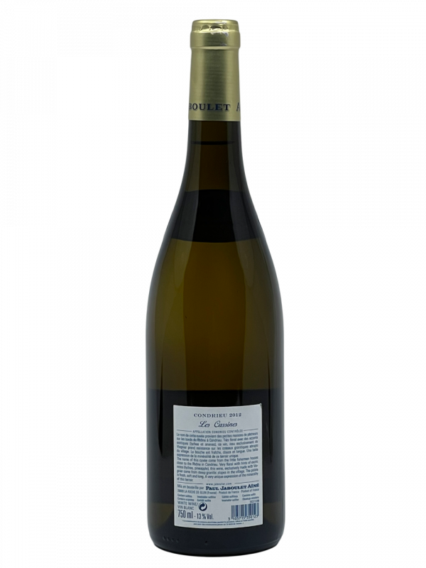 Rhône Condrieu Les Cassines appellation terroir maison Paul Jaboulet Aîné domaine propriété vignoble vigne vin blanc transmission génération tradition savoir-faire succession famille frey négoce producteur vigneron champenois château fleuron cépage Viognier millésime nez bouche attaque finale note arôme bouquet palais palette aromatique couleur robe cristalline vert florale violette muguet fruité abricot confit fraîche minérale équilibre longueur élégance dégustation