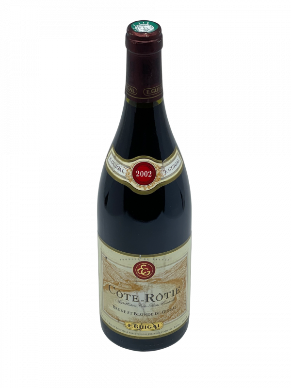 Rhône Côte Rôtie Guigal Brune Blonde appellation véritable joyau viticole vignes vin rouge domaine familial exploitation renommée réputation marque mondial reconnaissance tradition savoir-faire génération millésime nez bouche attaque finale note arôme bouquet couleur robe reflets style classique nuance tourbe olive réglisse terreuse magnifique cassis fruits noirs belle texture riche profondeur richesse étonnante corsé vieillissement apogée maturité