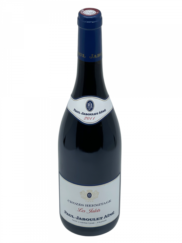Rhône Crozes Hermitage Les Jalets appellation terroir vallée du Rhône terrasse chassis glacier alpin maison Paul Jaboulet Aîné domaine propriété vignoble vigne vin rouge transmission génération tradition savoir-faire succession famille frey négoce producteur vigneron champenois château fleuron cépage syrah millésime nez bouche attaque finale note arôme bouquet palais palette aromatique couleur robe reflets expressif rubis brillant violet intense fruist noirs violette poivre souple fraîche tanin épicée équilibré typique