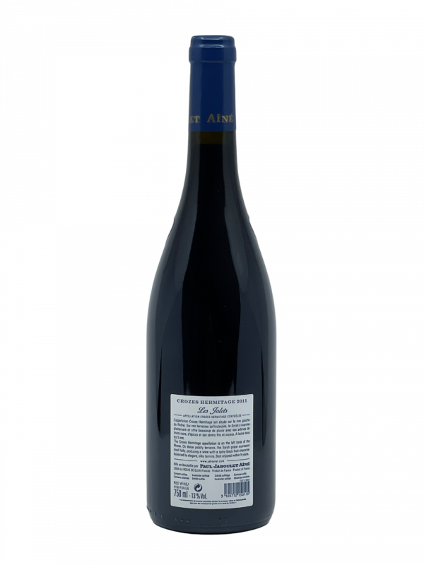 Rhône Crozes Hermitage Les Jalets appellation terroir vallée du Rhône terrasse chassis glacier alpin maison Paul Jaboulet Aîné domaine propriété vignoble vigne vin rouge transmission génération tradition savoir-faire succession famille frey négoce producteur vigneron champenois château fleuron cépage syrah millésime nez bouche attaque finale note arôme bouquet palais palette aromatique couleur robe reflets expressif rubis brillant violet intense fruist noirs violette poivre souple fraîche tanin épicée équilibré typique