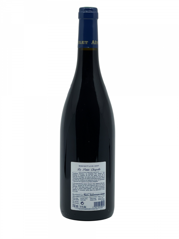 Rhône Hermitage La Petite Chapelle appellation terroir maison Paul Jaboulet Aîné domaine propriété vignoble vigne vin rouge transmission génération tradition savoir-faire succession famille frey négoce producteur vigneron champenois château fleuron cépage syrah millésime nez bouche attaque finale note arôme bouquet palais palette aromatique couleur robe reflets exceptionnel violet profond olfactif parfum graphite réglisse poivre sous-bois mûre corsé tanin souple