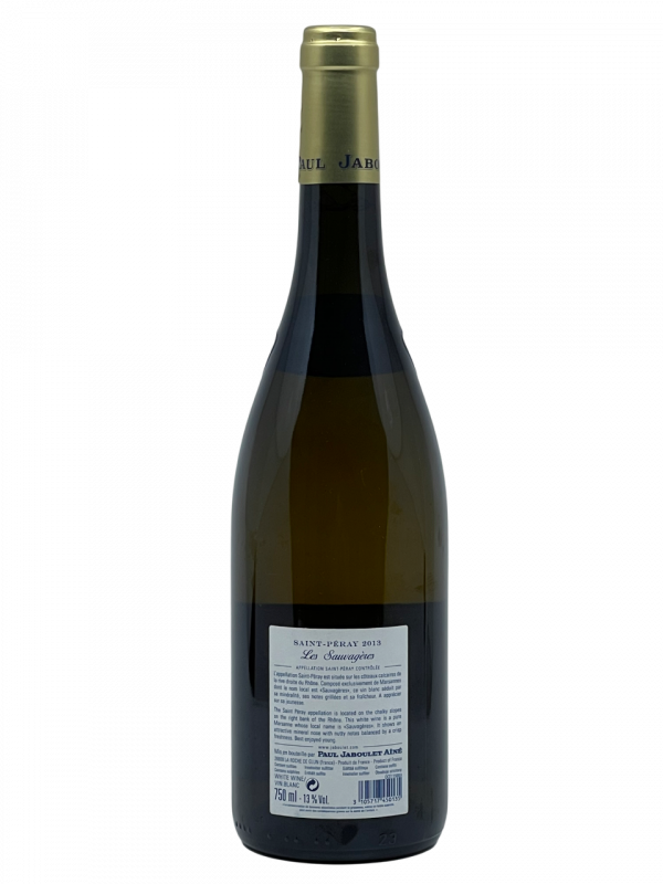 Rhône Saint Péray Les Sauvagères appellation terroir maison Paul Jaboulet Aîné domaine propriété vignoble vigne vin blanc transmission génération tradition savoir-faire succession famille frey négoce producteur vigneron champenois château fleuron cépage Marsanne Roussane millésime nez bouche attaque finale note arôme bouquet palais palette aromatique couleur robe reflets pureté brillance gras acidité équilibre parfait dégustation plaisir floral fruité subtil sensation fraîcheur minéralité