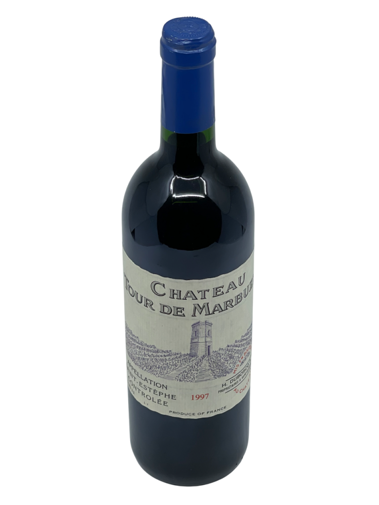Bordeaux Saint Estèphe Cru Bourgeois Supérieur estuaire Gironde appellation Château Tour Marbuzet Henri Duboscq propriété Montrose Cos d’Estournel Haut Marbuzet climat vignoble terroir graves vigne vin rouge millésime nez bouche attaque finale note arôme bouquet palais palette aromatique couleur robe reflets grenat foncé profond intense mariage subtil pain épice toast fruits rouges noirs cerise café grillé fraîcheur solide structure tannique raffiné puissance charme appréciable potentiel garde vieillissement