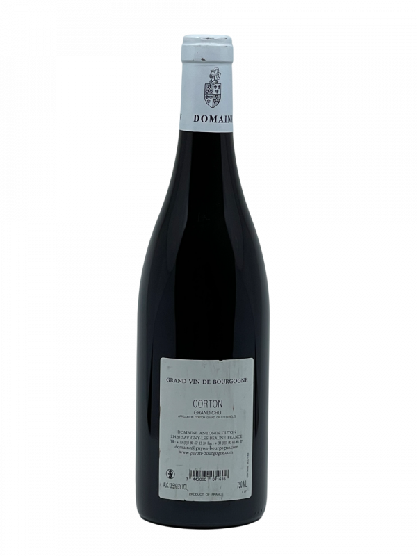 Bourgogne climat corton grand cru domaine antoine guyon vigneron génération succession tradition savoir-faire famille domaine exploitation hectare superficie Côte de Beaune gestion domaine parcelle grandes vin rouge complexe ode simple millésime pinot noir cépage atout charmeur nez bouche attaque finale note arôme bouquet couleur robe pourpre reflets violacé richesse puissance structure équilibre tanin acidité harmonieuse persistance aromatique fruits rouges douce épicé dégustation apogée maturité