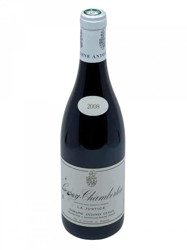 Bourgogne appellation climat gevrey chambertin la justice domaine antoine guyon vigneron génération succession tradition savoir-faire famille domaine exploitation hectare superficie Côte de Beaune gestion domaine parcelle grandes vin rouge complexe ode simple millésime pinot noir cépage atout charmeur nez bouche attaque finale note arôme bouquet couleur robe pourpre reflets violacé richesse puissance structure équilibre tanin acidité harmonieuse persistance aromatique fruits rouges douce épicé dégustation apogée maturité