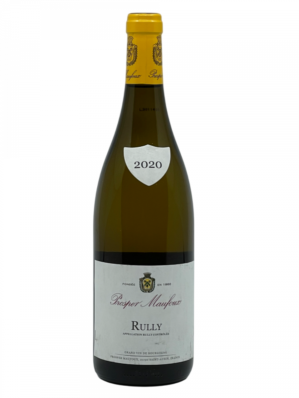 Bourgogne rully appellation climat domaine familial prosper maufoux château Saint Aubin maison cuvée cépage chardonnay grand cru essor vignoble vigne vin blanc exceptionnel terroir mythique Côte de Beaune Côte de Nuits Côte Châlonnaise Mâconnais millésime nez bouche attaque finale note arôme bouquet palais palette aromatique couleur robe reflets or pâle fruit jaune épice texture gourmande sublime boisé discret toasté poivré délicat talent hommage vinificateur savoureux pêche