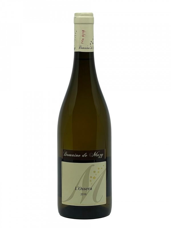 Lorraine Côtes de Meuse appellation IGP Domaine de Muzy Cuvée l’Ossera cépage pinot gris vignes vin blanc agriculture biologique passion ambition exploitation superficie hectare vendange plantation génération savoir-faire transmission rythme saison excellence préservation terroir respect biodiversité certification origine millésime nez bouche attaque finale note arôme bouquet palais palette aromatique couleur robe reflets jaune or épice parfum fleur blanche subtil fruits confits poire mûre coing confit gras généreux équilibré intensité profondeur complexité minéralité