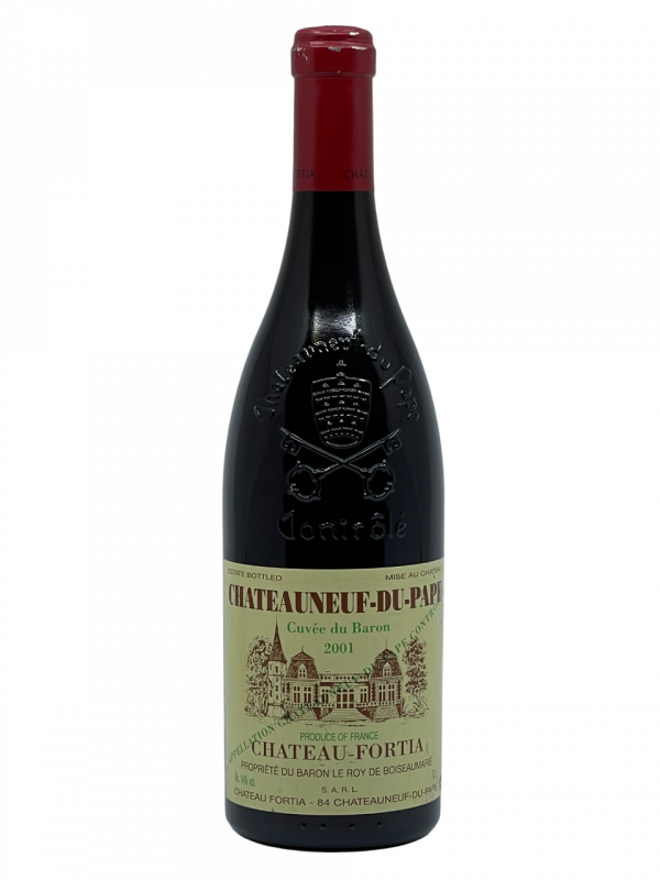 Rhône Châteauneuf du Pape appellation Vallée du Rhône terroir réputation Château Fortia domaine familial viticole vigne vin rouge génération succession tradition savoir-faire cuvée Baron emblématique excellence création assemblage grenache syrah millésime nez bouche attaque finale note arôme bouquet palais palette aromatique couleur robe reflets complexité richesse délicat épice fruits mûrs typicité
