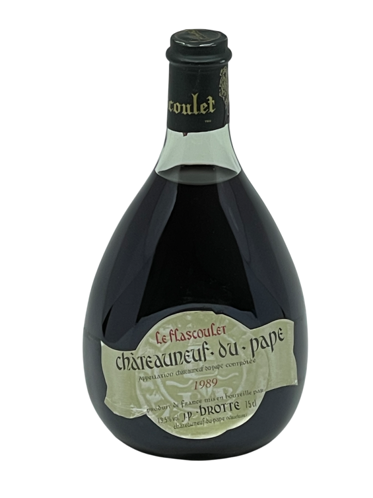 Rhône Châteauneuf du Pape appellation Domaine Jean Pierre Brotte négociant vigne vin rouge flacon bouteille flascoulet génération succession savoir-faire tradition famille exportation promotion expérience dégustation incroyable millésime nez bouche attaque finale note arôme bouquet palais palette aromatique couleur robe reflets parfum floral fruits rouges abondance épice pureté éventail époustouflant cerise douce kirsch élégance raffinement tanin soyeux plaisir