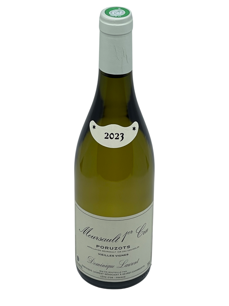 Bourgogne Meursault Premier Cru Poruzots appellation climat terroir domaine Dominique Laurent côte de beaune côte de nuit Vosne Romanée propriété négoce exploitation superficie hectare vigne vin blanc magnifique millésime nez bouche attaque finale note arôme bouquet palais palette aromatique couleur robe reflets agrume fruit sec amande noisette vanille jaune ronde opulente fraîche fleur blanche délicate persistance matière ample soyeux belle acidité