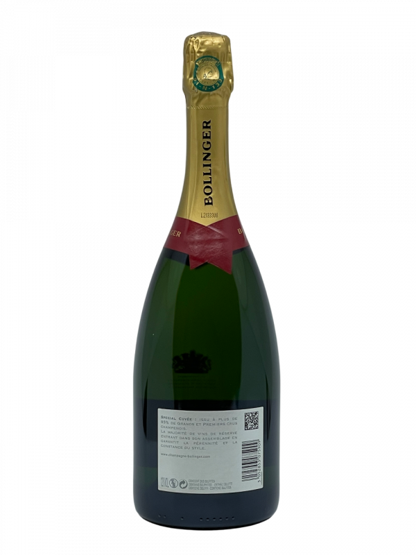 Champagne Bollinger special cuvée james bond Aÿ Grand Cru historique rare vieilles vignes françaises emblématique magnifique renommée majestueux terroir qualité art de vivre expression audace style sublime assemblage cépage chardonnay pinot noir vin blanc effervescent mousse finesse élégance millésime nez bouche attaque finale note arôme bouquet palais palette aromatique couleur robe reflets puissance vineux pureté dosage équilibre fraîcheur fruitée complexité expérience dégustation vieillissement