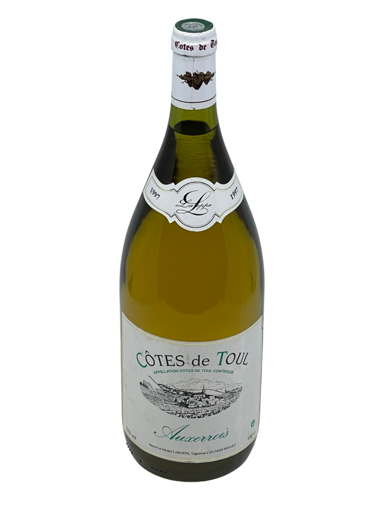 Lorraine Côtes de Toul appellation AOC Domaine Laroppe familial génération transmission succession savoir-faire expertise ancestral historique producteur récoltant cépage auxerrois vigne vin blanc millésime nez bouche attaque finale note arôme bouquet palais palette aromatique couleur robe reflets richesse agrume pomme verte coing pistache vieillissement apogée maturité charmeur