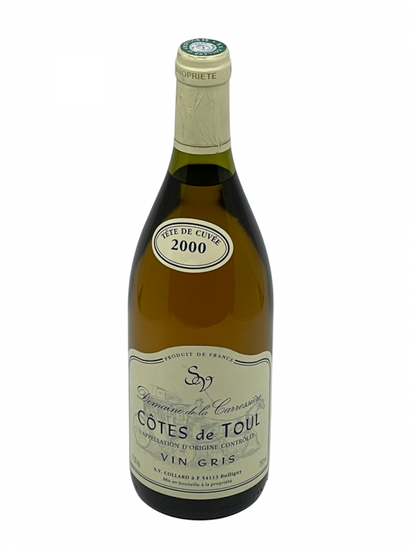 Lorraine Côtes de Toul appellation AOC Domaine de la Carrossière familial génération transmission succession savoir-faire expertise ancestral historique producteur récoltant réputation vin gris assemblage cépage gamay pinot noir rosé vigne vignoble millésime nez bouche attaque finale note arôme bouquet palais palette aromatique couleur robe reflets claire orange saumonée fraîche égouttage pressurage vinification pellicule pulpe unique