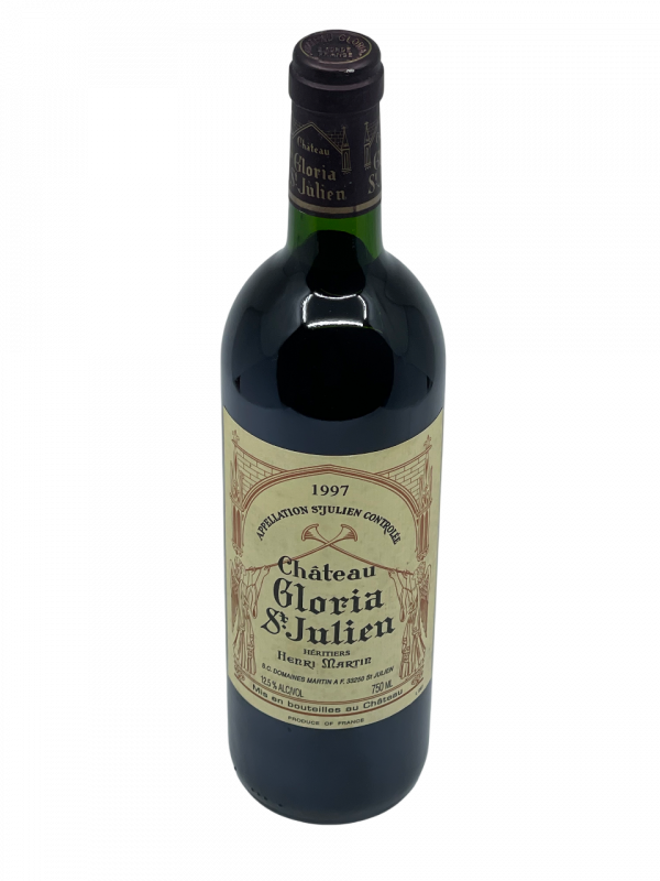Bordeaux Gironde Saint Julien Château Gloria Margaux Pauillac vignoble vigne vin rouge création unique Henri Martin Grand cru Classé 1855 terroir origine qualité mondial reconnaissance domaine culture vinification renommé assemblage cépage cabernet sauvignon merlot cabernet franc petit verdot réputation tendresse féminité puissance équilibre parfait rondeur gracieuse fruit délicatesse robustesse millésime harmonie remarquable finesse arôme élégant nuance fruits rouges sous-bois tanin belle sève richesse généreuse