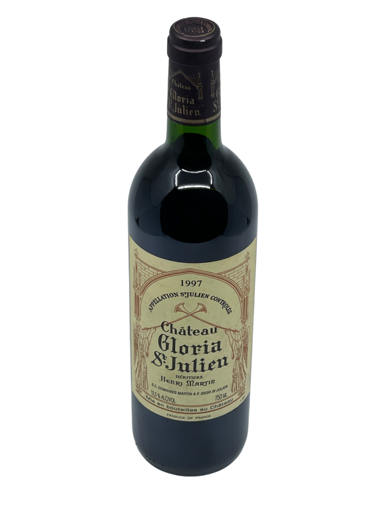 Bordeaux Gironde Saint Julien Château Gloria Margaux Pauillac vignoble vigne vin rouge création unique Henri Martin Grand cru Classé 1855 terroir origine qualité mondial reconnaissance domaine culture vinification renommé assemblage cépage cabernet sauvignon merlot cabernet franc petit verdot réputation tendresse féminité puissance équilibre parfait rondeur gracieuse fruit délicatesse robustesse millésime harmonie remarquable finesse arôme élégant nuance fruits rouges sous-bois tanin belle sève richesse généreuse