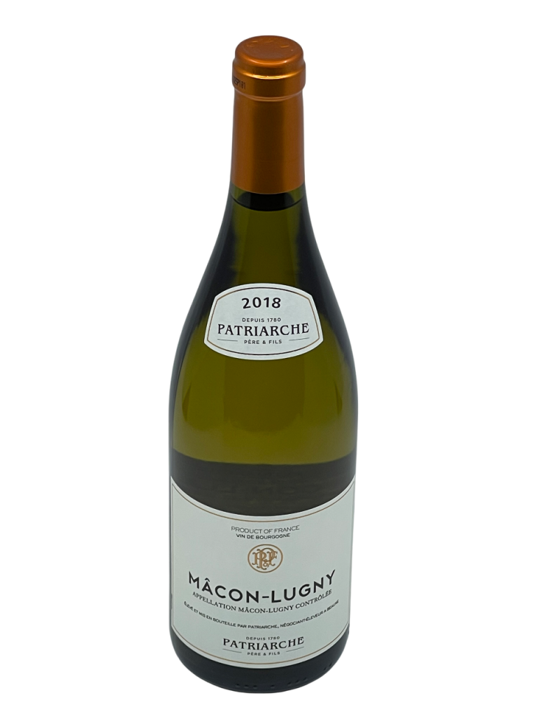 Bourgogne Mâcon Lugny appellation climat Maison Patriarche Père & Fils domaine négoce historique Beaune couvent visitandines galerie souterraine cave mythique renommée vignoble vigne vin blanc acquisition millésime nez bouche attaque finale note arôme bouquet palais palette aromatique couleur robe reflets vert limpide brillant étonnant poire tilleul pêche blanche miel riche gras flaveur fruits blancs vanille sensation minéralité jouissif plaisir belle persistance