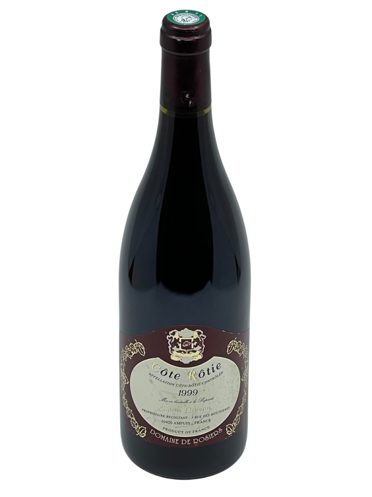 Rhône Côte Rôtie Condrieu appellation Domaine de Rosiers référence vigne vin rouge histoire tradition savoir-faire production superficie exploitation hectare référence gamme millésime nez bouche attaque finale note arôme bouquet palais palette aromatique couleur robe reflets profond incroyable framboise cassis épice violette vieillissement maturité apogée parfum vanille noyau puissant tannique onctueux remarquable finesse rondeur ampleur